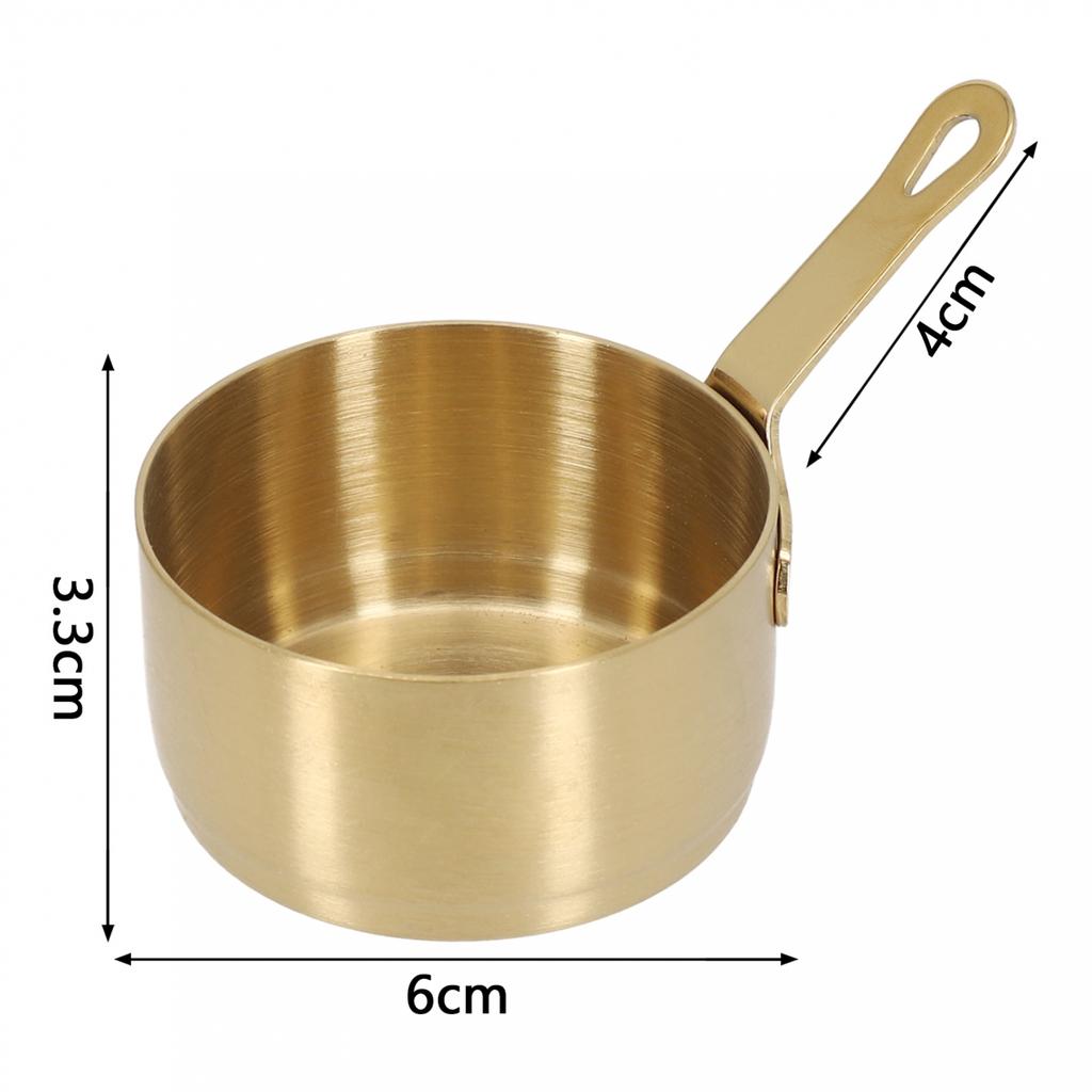 100ML Pot Gravy Milk Pot Stainless/Steel Small Mini Sauce Pan Non-Stick Saucepan