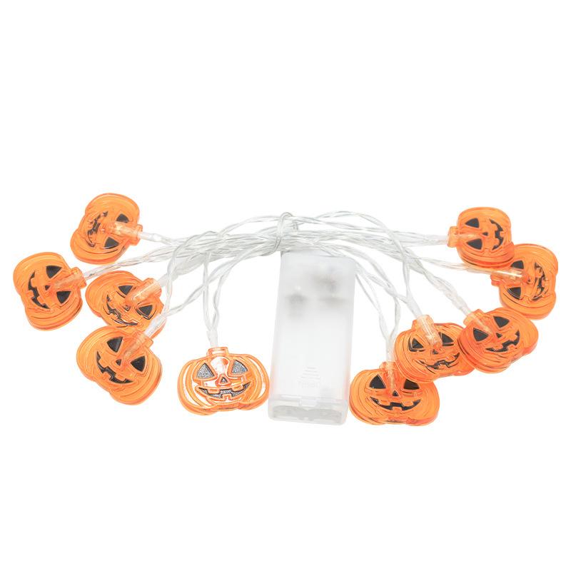 Halloween Pumpkin & Ghost String Lights for Outdoor Decoration and Party Atmosphere