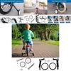 Versatile Adjustable Training Wheel Support For Children's Bikes With Sturdy Build