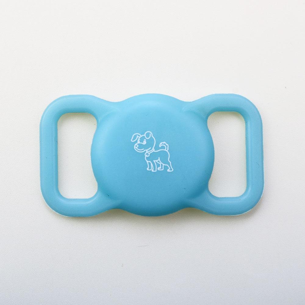 Silicone World Pet Silicone Protective Case GPS Finder Dog Cat Collar Loop For Apple Airtags For Apple Locator Tracker Anti-lost