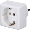 Travel Adapter - BACHMANN - 921.005 - 16 A - Universal - White Plastic