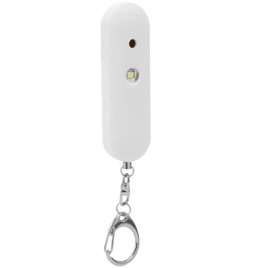 Dual Speaker Safety Alarm IP56 Waterproof Self Defense Alarm Keychain with LED Light