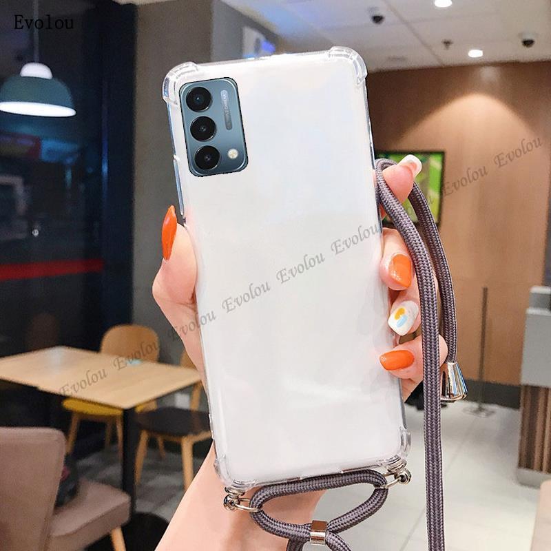 Crossbody Necklace Srap Cord Lanyard Case For POCO X8 Pro Max Shockproof Airbags Clear Soft TPU Cover For Xiaomi POCO X8 Pro X 8