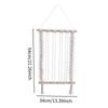 Picture Frames Decoration Hanging Photo Display Boho Macrame Wall Decor Picture Organizer for Teen Girls Cafe Bedroom Women
