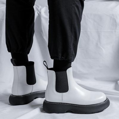 Fashion Casual Men's Boots Thick Bottom Comfortable Style Street Leisure Outdoor Motorcycle Hot Selling  Daily Adult Youth Shoes Hot