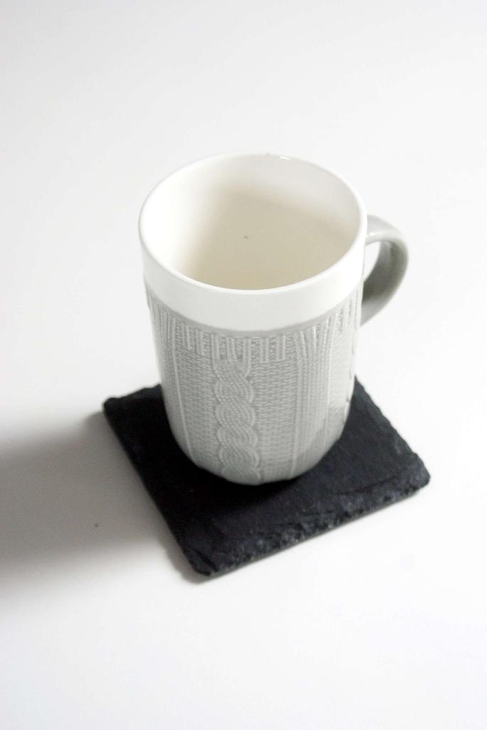 SLATE STONE COASTERS FOR MUGS 10X10 CM