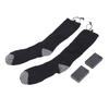 Electric Heated Socks Men Women Rechargeable 2 Sided Heating Washable Portable for Skiing Hiking Camping Uniform Size