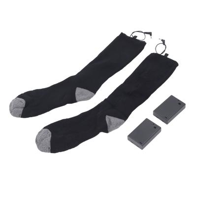 Electric Heated Socks Men Women Rechargeable 2 Sided Heating Washable Portable for Skiing Hiking Camping Uniform Size
