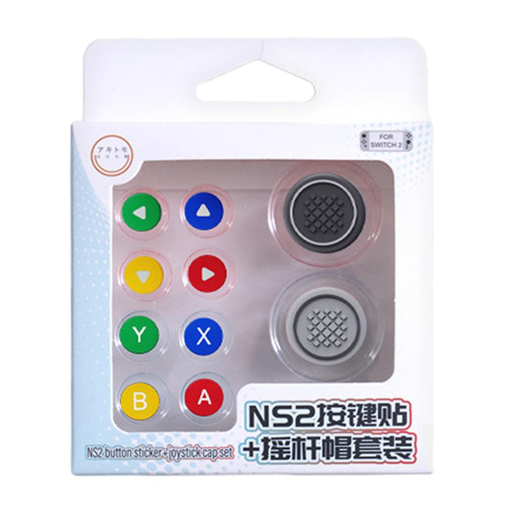 10 Colors Joystick Cap For Switch 2 Silicone Button Covers Thumb Grip Set Easy To Install Anti-Slip Comfort Grip Enhancer