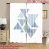 2D flat Photography Backdrop Party Backdrop Geometric Blue Triangles 100% Polyester Party Decorations Perfect for Suitable