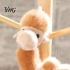 Animal Bag Charm Plush Camel Charm, Stuffed Pendant with Bead Shaped Purse Chain, Plushie Backpack Handbags Hanging Decoration Soft Toy