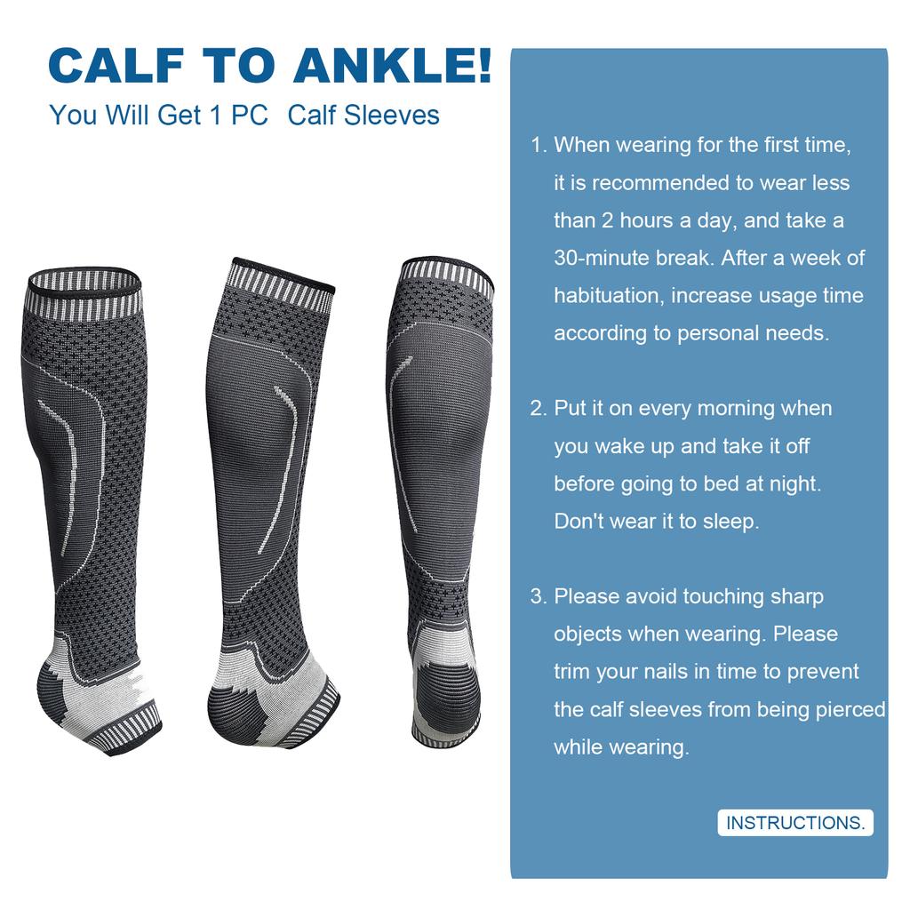 1Pc Calf Compression Sleeve-Tibial Splint Compression Sleeve