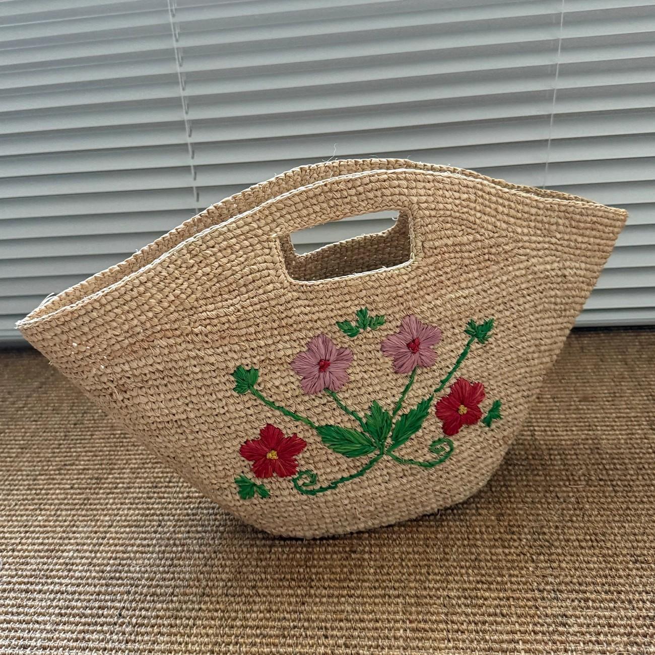 

Hand-woven Women s Shoulder Handbag Bohemian 2025 Summer Fashion Straw Beach Tote Bag Travel Shopper Weaving Shopping Bags бежевий