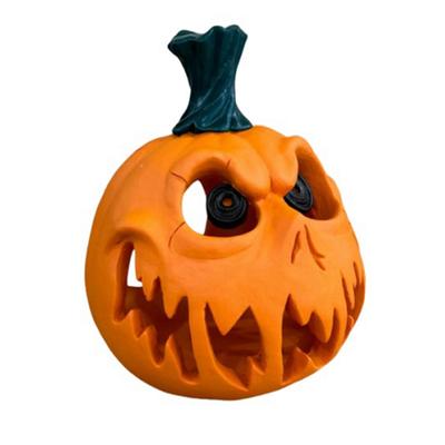 M-Modern-Halloween Pumpa Harts Skrivbordskalle Spökfestival Dekoration Scendekoration Ihålig Stor Pumpa
