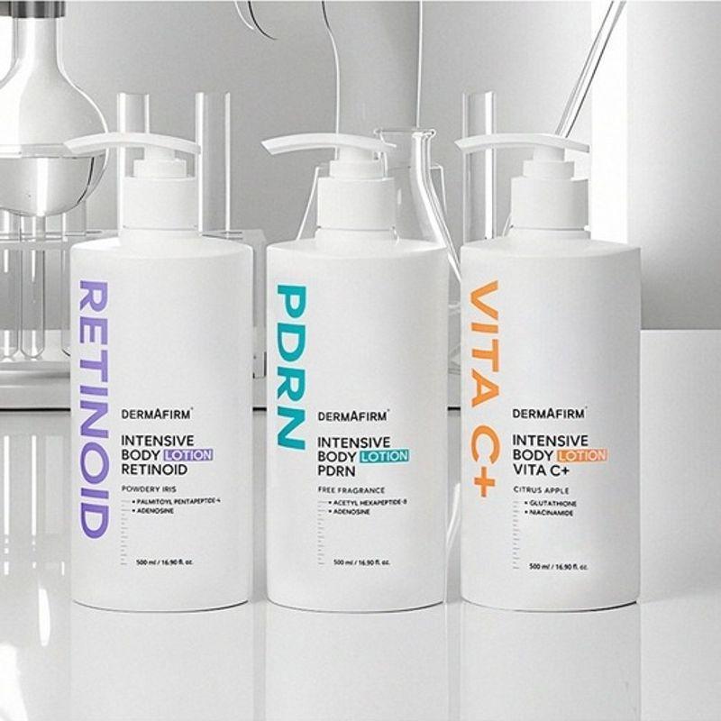 DERMAFIRM Intensive Body Lotion Vita C Plus 500ml Body Tone Care Whitening Care
