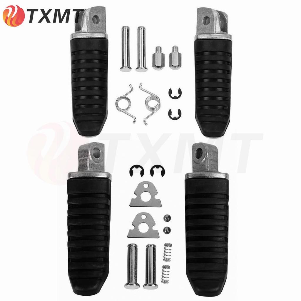 Compatible Suzuki Hayabusa GSX650, GSF1250, GSXR1300, GSX1300 Front & Rear Footpegs