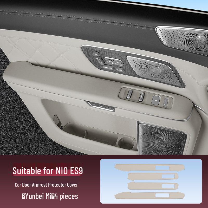 Nio ES9 Second Row Armrest Box Protective Cover - Anti-dirt, Heightened Pad