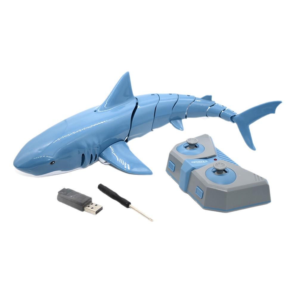 2.4G Remote Control Electric Shark Toy - Wireless Charging Water Toy for Kids