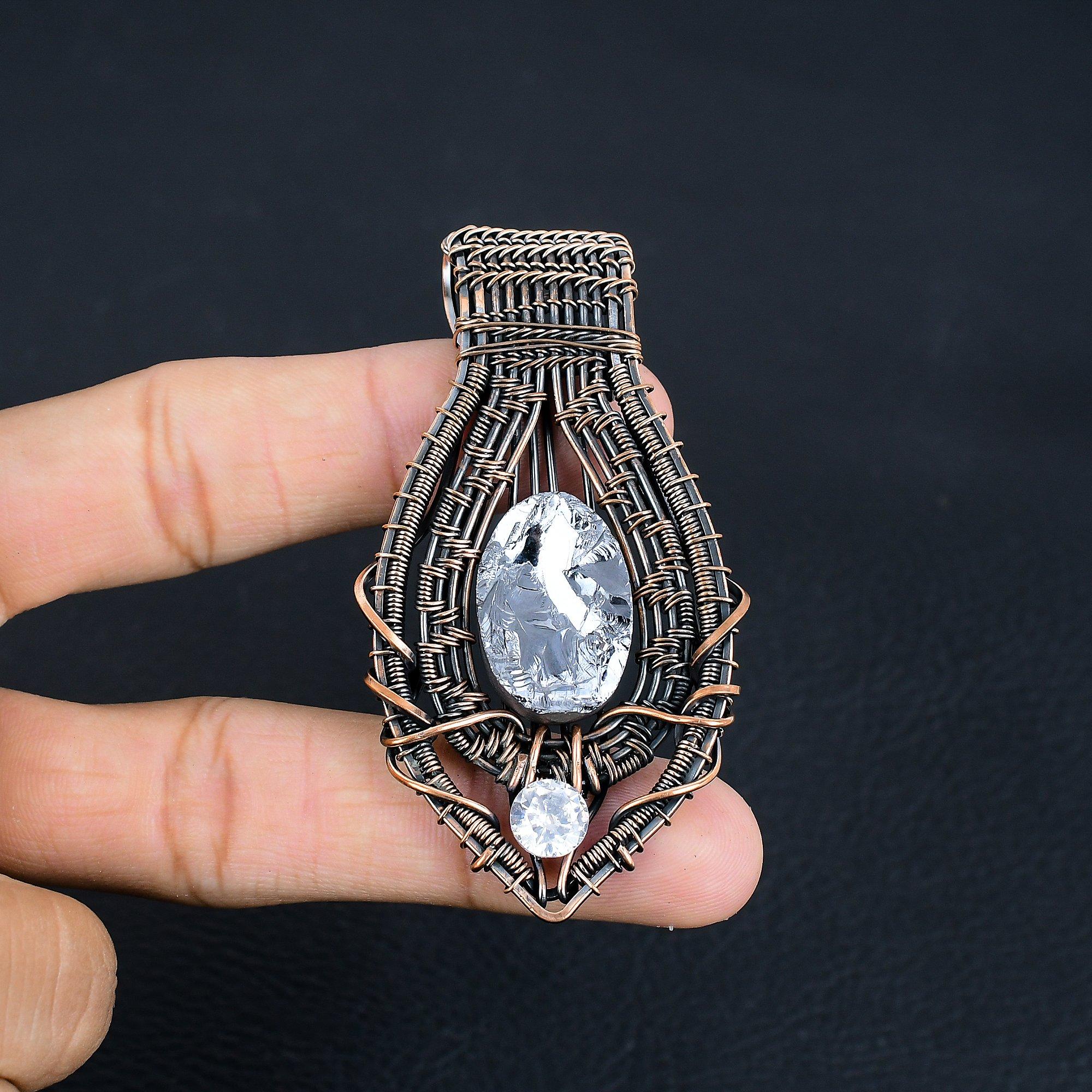 

Кулон из шунгита, ювелирное изделие из драгоценного камня, обернутое медной проволокой 999 пробы, кулон ручной работы, для Дня благодарения