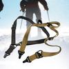 Outdoor Sports Tactical Nylon 2 Point Rifle Sling Clasp Hunting Adjustable Belt Strap