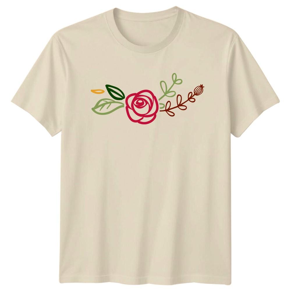 Floral Rose Garden Design Nature Lover Adult Graphic TShirt