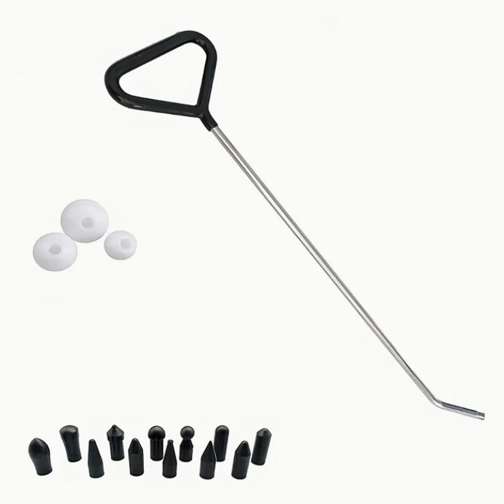 

Car Dent Repair Head Replacement Hooks Stainless Steel Push Rods Removal Crowbar Kit for car Body dents and Hail Damage Removal A Set