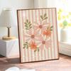 5D Diamond Painting Kit for Adults Relaxing DIY Craft Pink Striped Flowers Art Rhinestones Embroidery Full Drill 30x40cm Home Wall Decor Gift