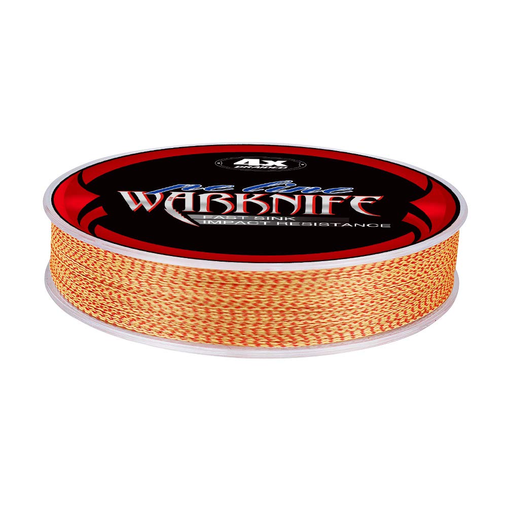 Warknife Fishing Line X4 200m Red Yellow &