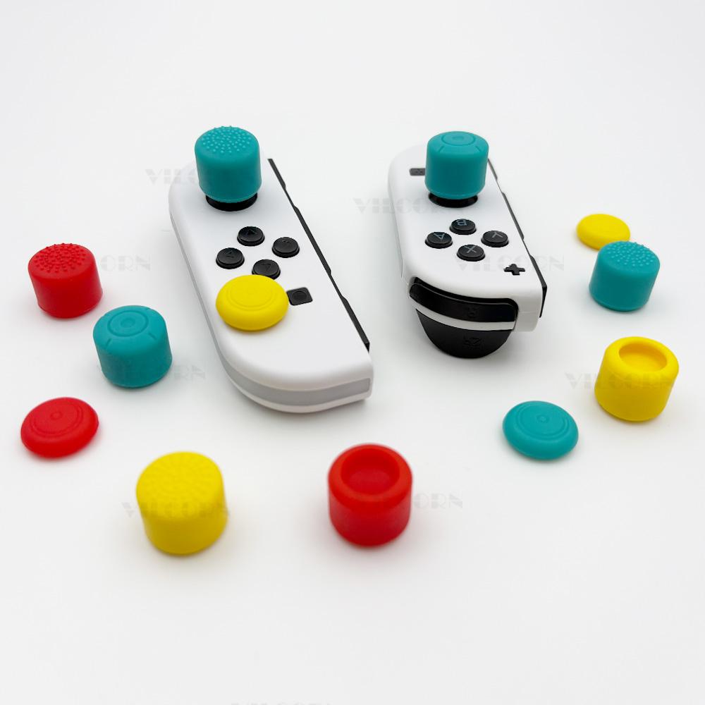 Silicone Rubber Joystick Grips For Switch JoyCon ThumbSticks Cap for Switch Oled Lite Higher Joystick Cap Great For Big Hands
