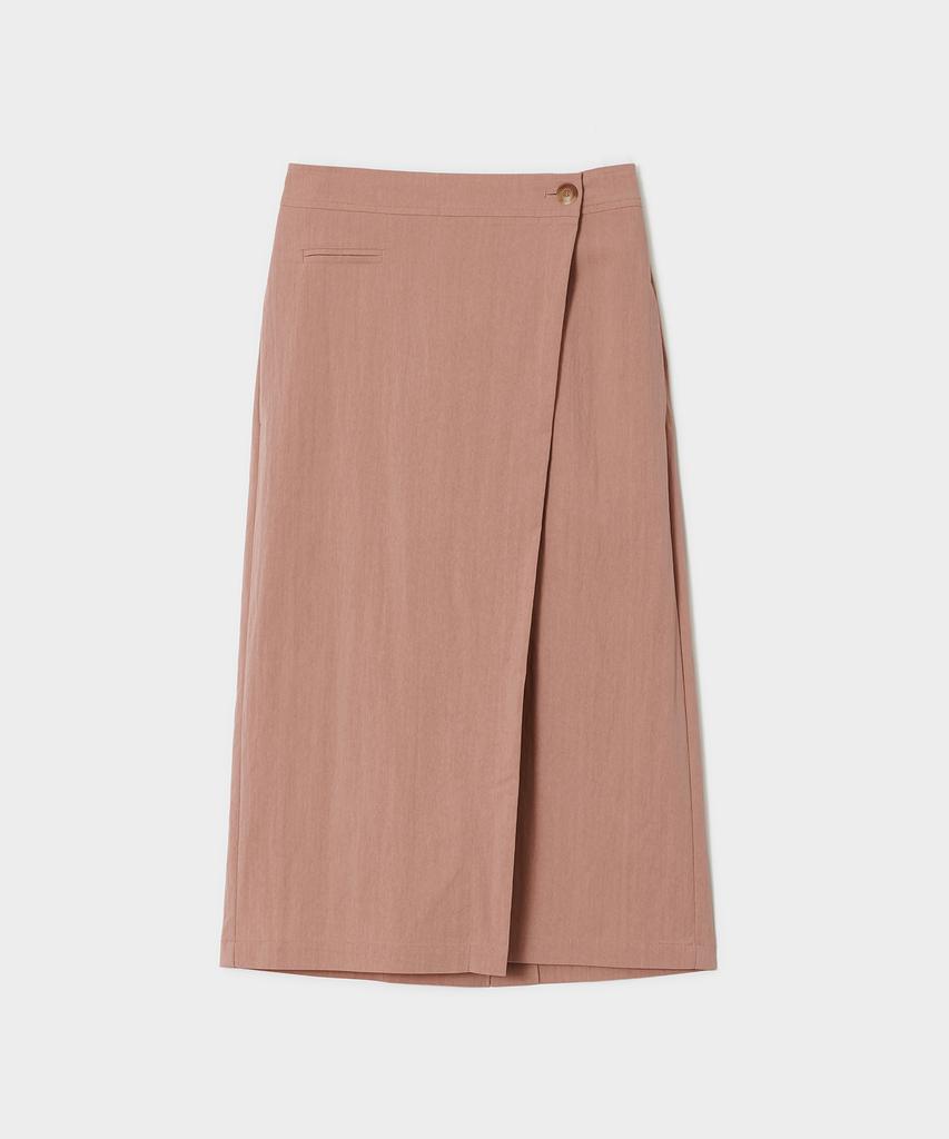 Aesmoeo Venice Wrap Banding Skirt (Indie Pink)