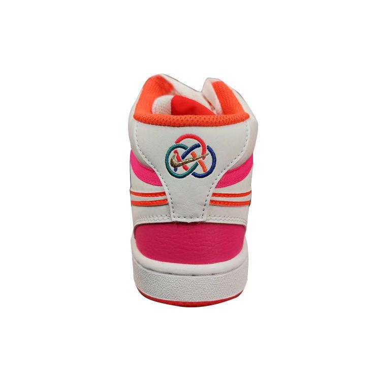 Nike Court Vision Mid Shoes For White/Pink Women's DD8494-181