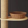 Er Yan Tall Cat Tree with Scratching Post & Play Ball