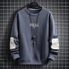 Korean Style Long Sleeve Hoodie for Teen Boys and Students