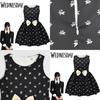 High Quality The Addams Family Wednesday Cosplay Costume For Kids