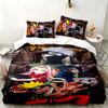 Naruto 3-teiliges Set Perfekt für das Schlafzimmer Bequemes Bettwäsche-Set enthält einen Bettbezug und zwei Kissenbezüge Ideales Geburtstags- oder Weihnachtsgeschenk