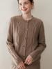 Women's Thickened Cashmere Sweater - Autumn/Winter Loose Fit Round Neck Base Shirt
