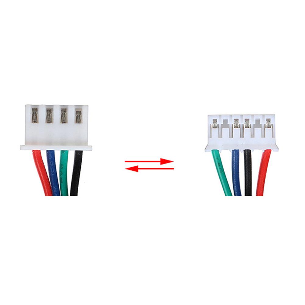 4pcs 42-step Stepper Motor Connecting Cable 2m Long For 3D Printer Accessory Electrical Equipment Supplies