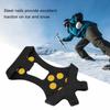 10 Steel Studs Snow Grips Durable Steel Anti-Slip Crampons Long-lasting Traction Cleats  Hiking
