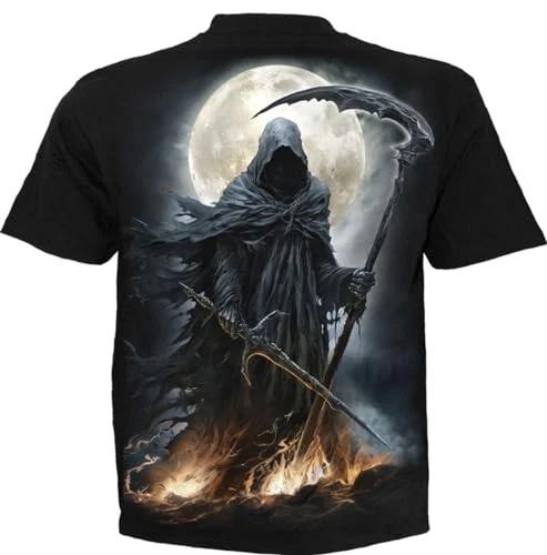 Spiral - SHADOW RIDER (Unisex Black Short Sleeve T-Shirts) Ex Large 3XL