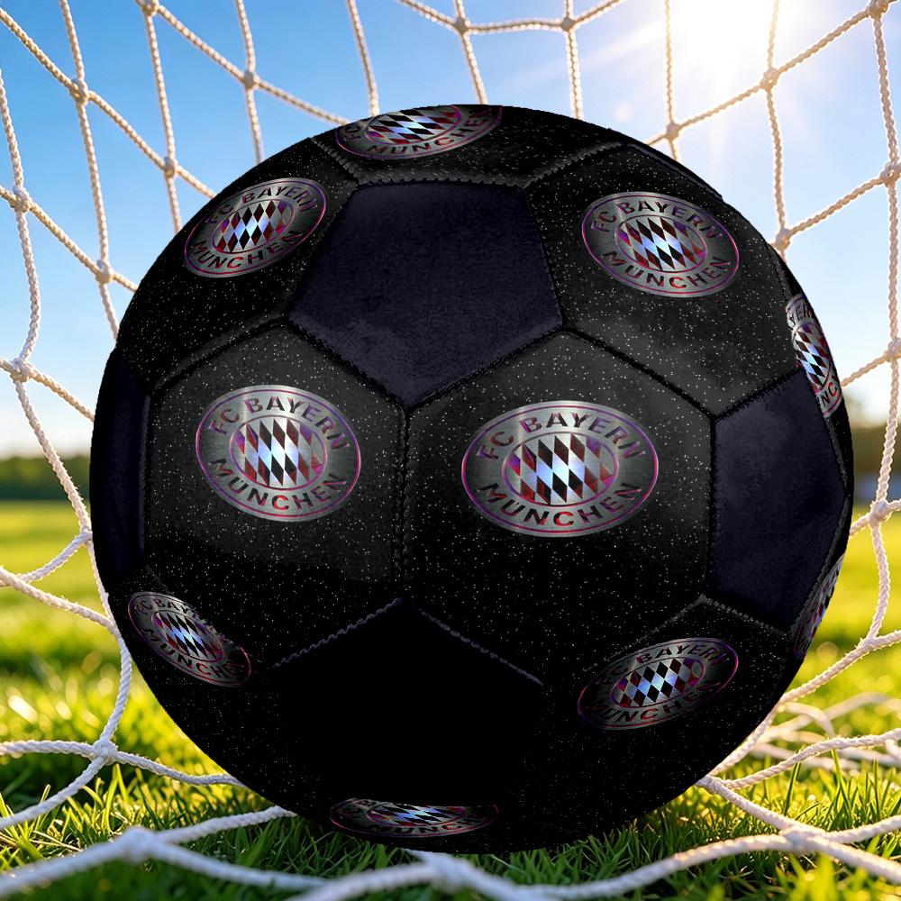 1pc Bayern Munich Crest Standard Size 5 Soccer ball, Durable game Soccer Ball for School Park Training & Daily Entertainment zq7142