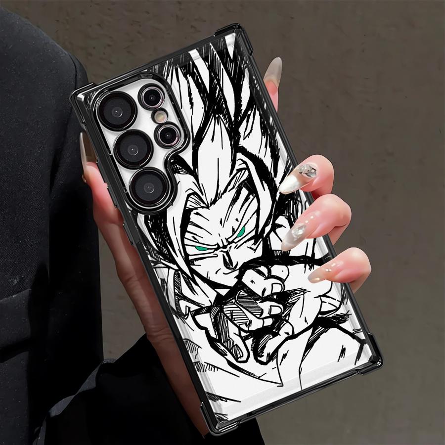 

Dragon Ball Vegeta Son Goku Art Case for Samsung Galaxy 25 S21 S24 FE S23 S22 Plus S20 Ultra Note 20 Ultra S25Edge Phone Cover Galaxy Note20