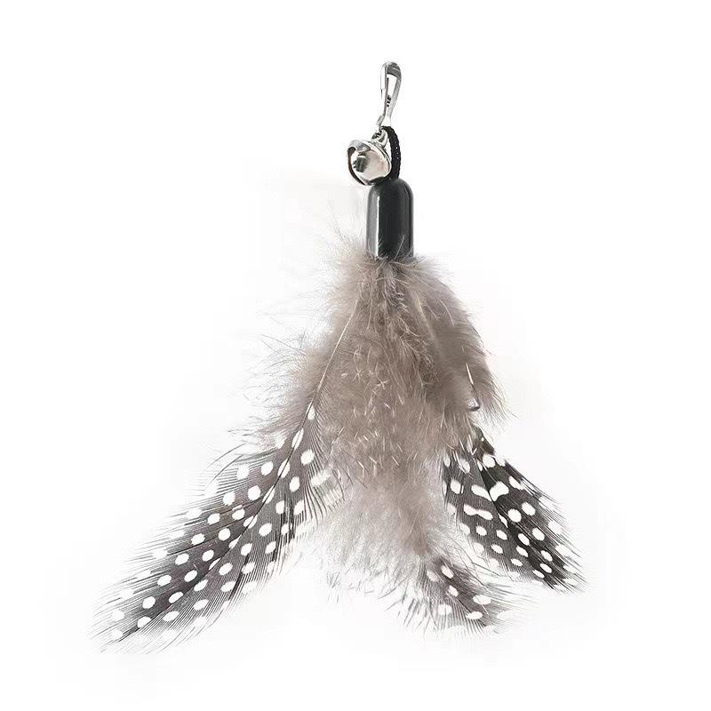 

Rotating Cat Teaser Fishing Stick with Bell & Fish Head