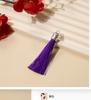 Small Tassel Pendant with Metal Cap for Jewelry Making Crafting DIY Accessories and Decorations Suitable for Various Projects