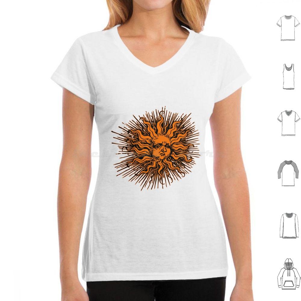 Sun T Shirt Cotton Men Women DIY Print Sun Solar Pagan Summer Wicker Man Summerisle Midsummer Magic Folklore Mild Peril