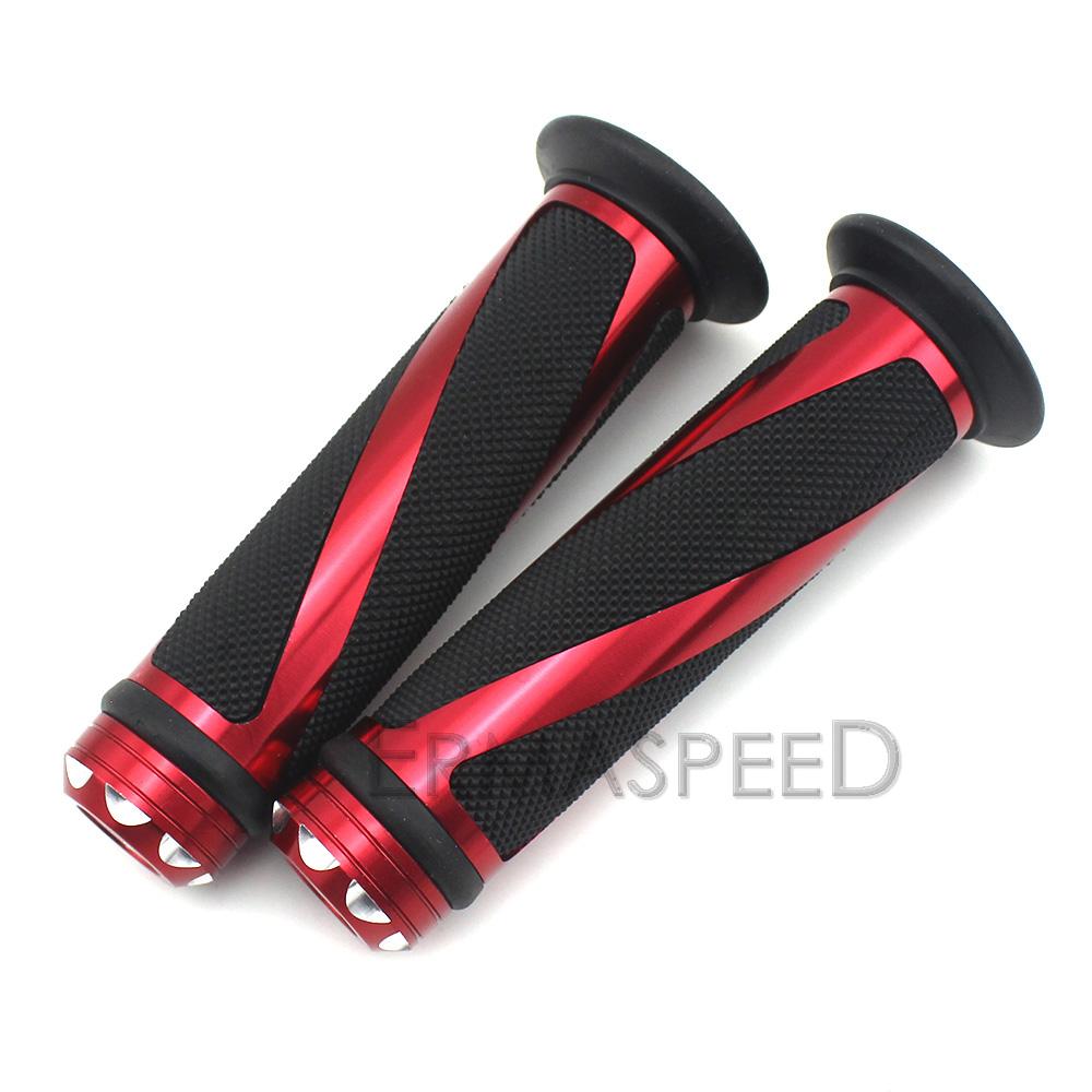 7/8" hliníkové pryžové rukojeti pro motocykly Rukojeti řídítek Rukojeť na konci tyče Rukojeti plynu Ruční rukojeti pro motocykly