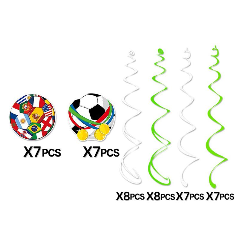 World Cup 2026 Party Decorations,International World Flags Banner Soccer Football Cutouts Garlands Bunting Decorations