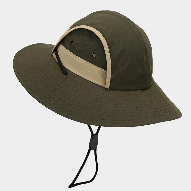 New Trendy Outdoor Sport Folding Caps Bucket Hat Sports Mountaineering Sun Hats Men And Women Uv Protection Neck Flap Sun Hats