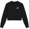 Original Fashion Casual Comfortable Short Pullover Knit Sweater Women Sweater Black F51W449401F-BK