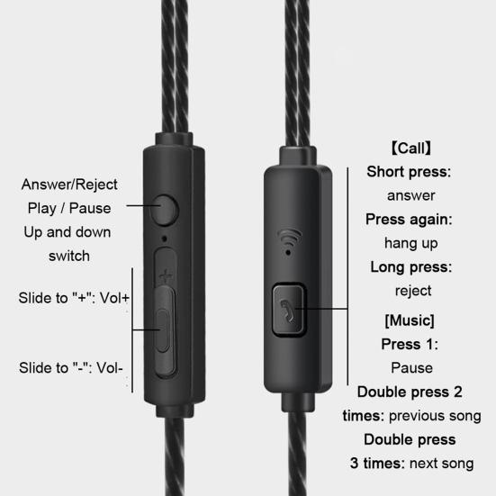 S12 Universal 3.5mm Earphone Wired Earbuds with Mic for Phone