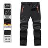 Men's Windproof Waterproof Plus Velvet Softshell Pants for Hiking, Skiing, and Mountaineering - Warm and Thick for Autumn and Winter